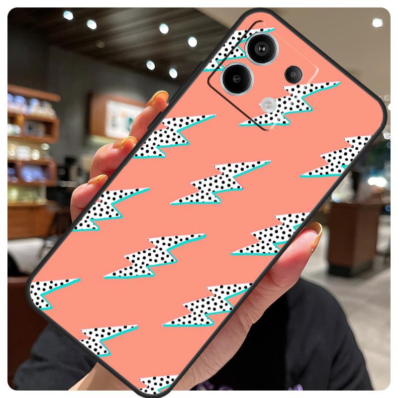 preppy stars lightning pink Case For Xiaomi Redmi Note 12 9 10 11 13 14 15 Pro Plus Cover For Redmi 13C 12C 10C 14C 15 C