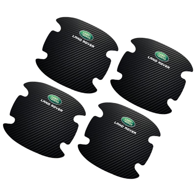 4 Stk./Satz Auto Türgriff Kratzschutz Aufkleber Kohlefaser für Land Rover Range Rover Defender Freelander Discovery 1 2 3 Evoque Rover L322 L405