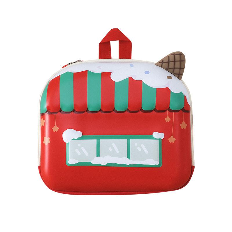 Bag Toddler School With Colorful Stitching And Geometric Print For Learning Kid