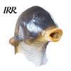 Unique Prank Gift for Adults Funny Fish Head Mask, Realistic Latex Carp Cosplay Prop, Animal Interactive Live Broadcast Mask Party Prank, Trick