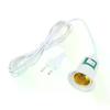 1Pcs Garden Lampholder With 3/5/10 Meters Cable EU Plug With On/Off Switch E27 Hanging Indoor Plants Light Holder For Desk Light