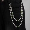 Catena Vita da Donna di Alta Gamma con Strass e Perline Ceramiche Colorate