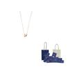 Swarovski Dazzling Swan Crystal Necklace Women Necklace Rose-Gold 5469989