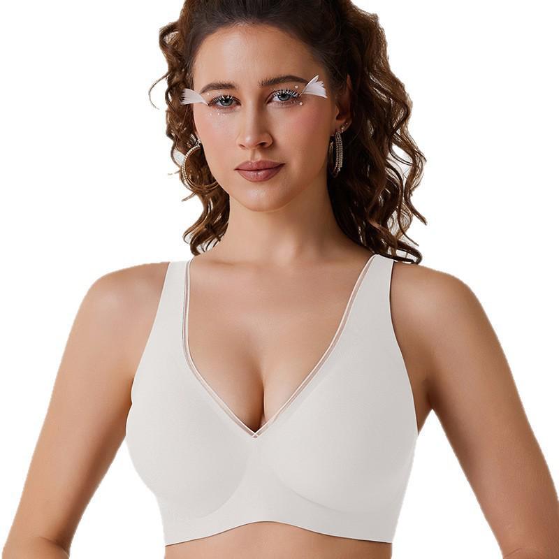 Women's Seamless Deep V Push-up Bra - Wireless and Upgraded Version