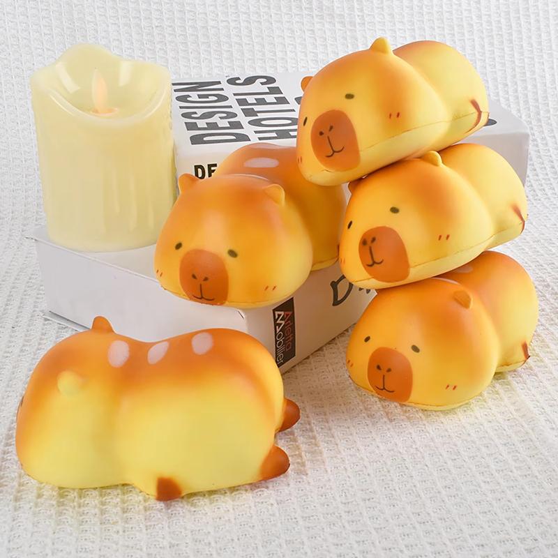 Simulated Bread Kneading Slow Rebound Toy Pu Wet Soft Feel Animal Themed Decompression Stress Relief Toy