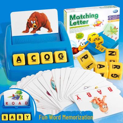 Fesselndes englisches Wort-Memory-Spiel für Kinder, Früherziehungsspielzeug - Einzelstücklieferung