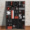 Popular Abstract Twenty One Pilot Rock Music Band Star Poster Art Canvas Modern Painting Mural for Living Room Home Decoration