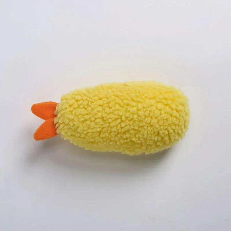 Dog Plush Toy Tempura Fried Shrimp BB Called Cute Pet Vocal Toy Dog Pet Plush Toy Cat Funny Cat Toy Throwing Toy Bite Resistant