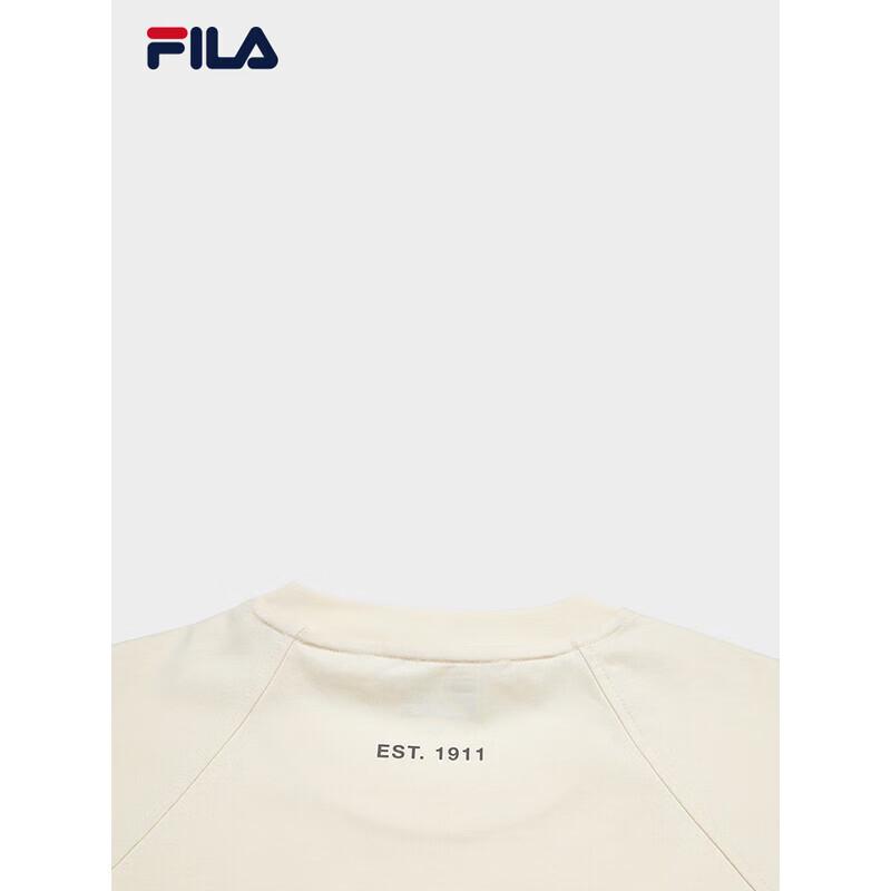 FILA Men's Casual Pure Cotton Long-Sleeve T-Shirt