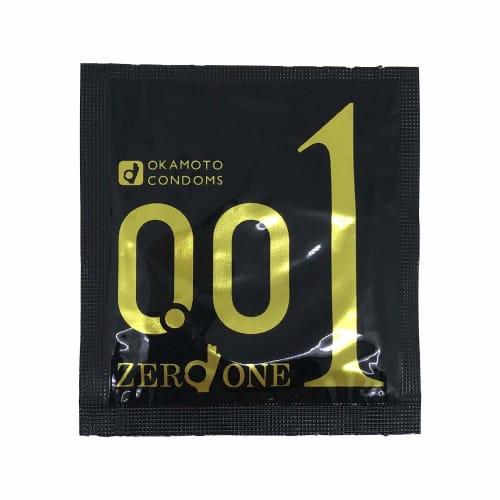 Okamoto Condoms Okamoto Zero One 0.01mm 3 Pieces Single Item Polyurethane (PU)