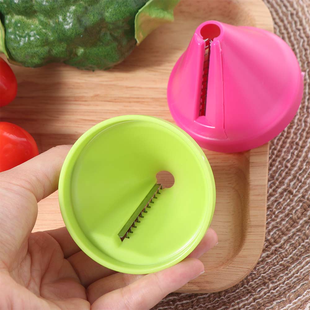 Conical Spiral Shredder Plastic Vegetable Slicer Household Rotary Shredder  Salad