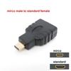 HDMI-kompatibel Mini Micro stecker auf HDMI-kompatibel Buchse Adapter Konverter Stecker für HDTV Adapter Kabel