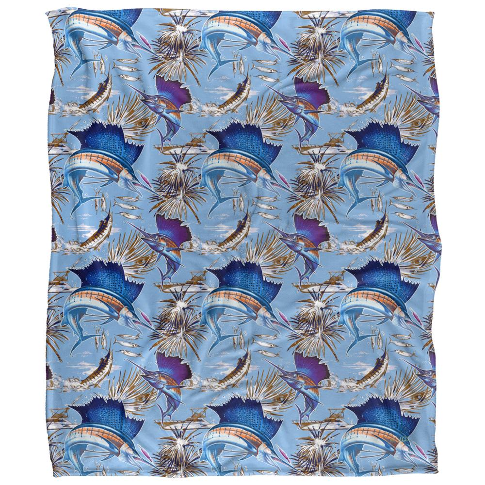 JQ Licensing Silky Sailfish Fishing Supersoft Blanket