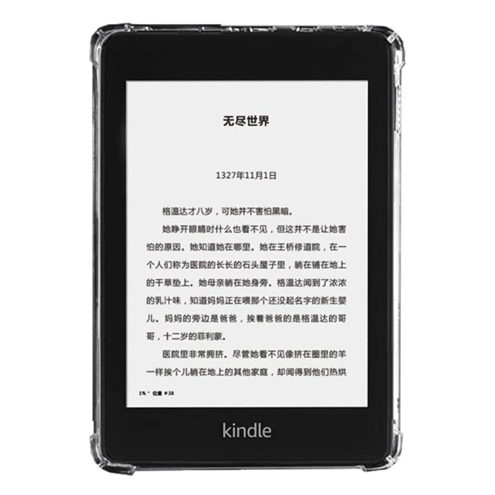 For Amazon Kindle Paperwhite 4 (2018) Case Four Corner Protection Transparent Tablet TPU Cover
