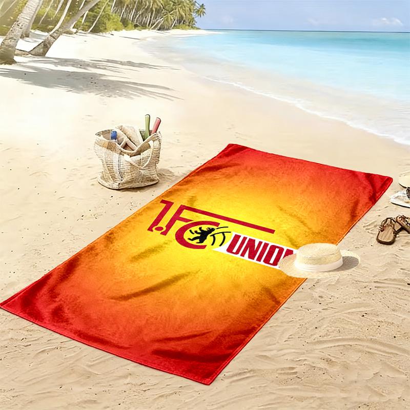 Asciugamano da Spiaggia Union Berlin, Asciugamano Grande Morbido Asciugatura Rapida per Spiaggia Campeggio Nuoto