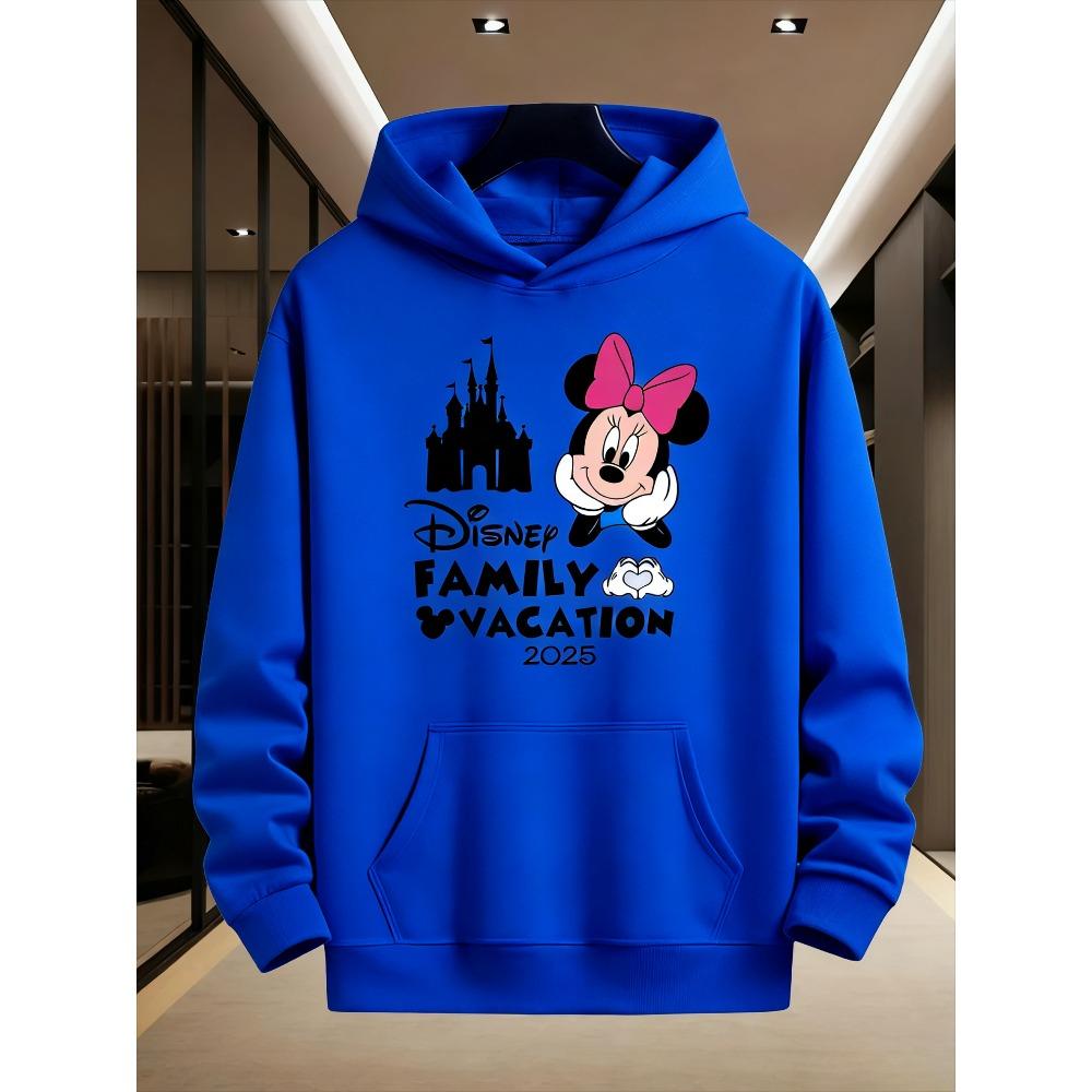 Disney Family Parent-child Outfits Mickey Mouse and Minnie Boys Girls Men Women Couples Autumn and Winter Multi-color Hoodies