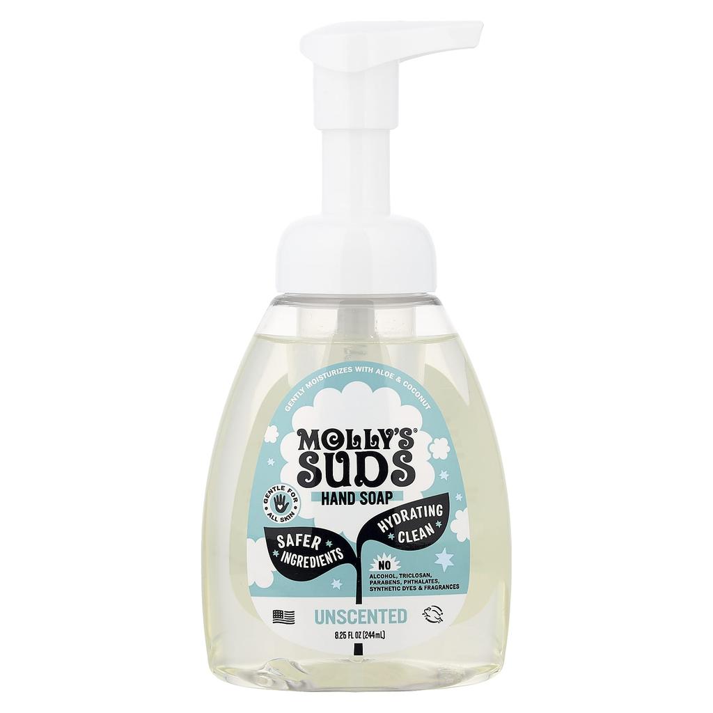 Molly's Suds, Hand Soap, Unscented, 244ml (8.25fl oz)