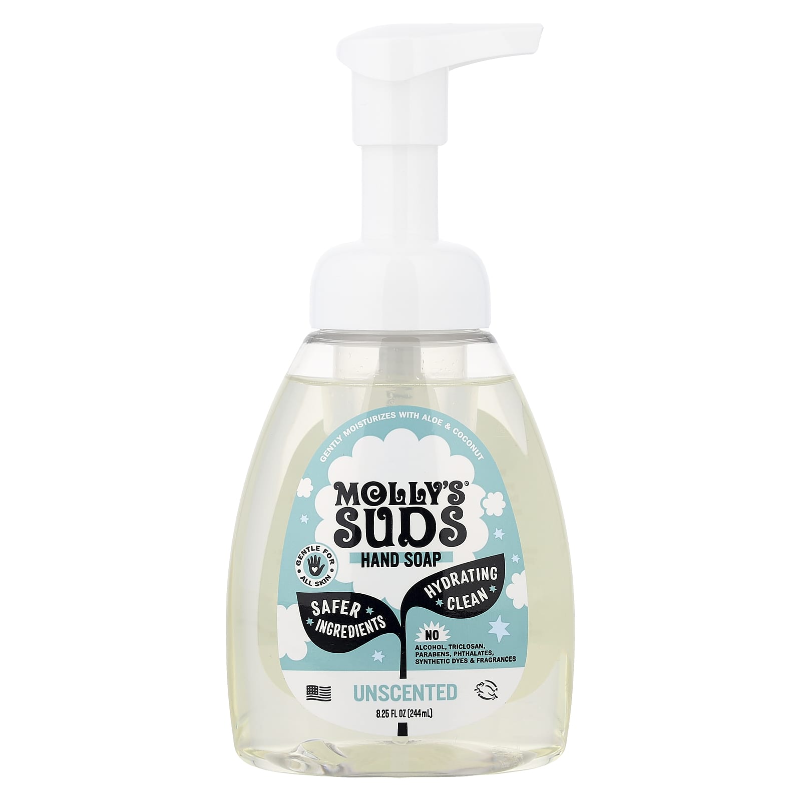 

Molly s Suds, Hand Soap, Unscented, 244ml (8.25fl oz)