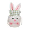 Cartoon Rabbit Easter Gift Bags Long Ear Pink Green Drawstring Bundle Bag Festival Party Supplies Wrapping Bag Party Supplies