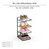 3Tier Kids Shoe Rack, Foldable Narrow infant Organizer, WallMounted Metal Storage for Entryway