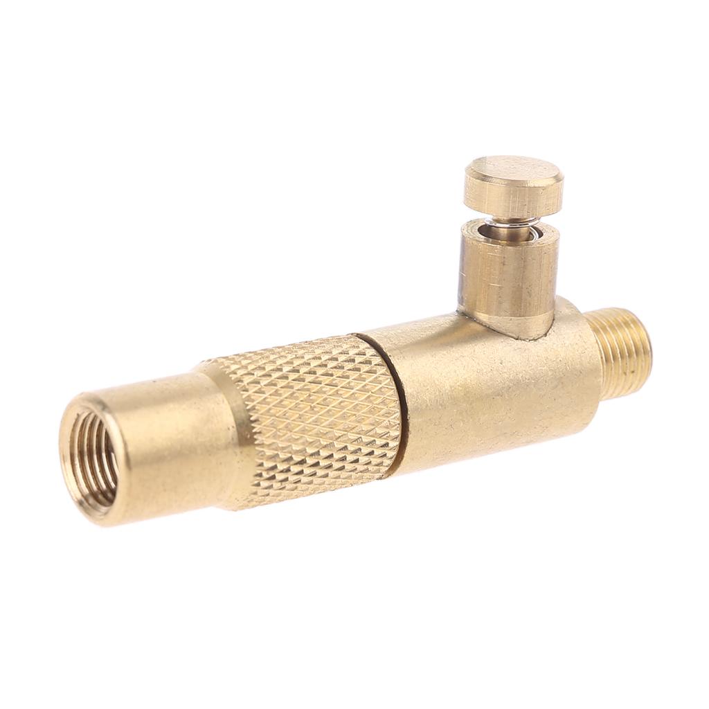 Brass Tire Inflator Connector Air Chuck Air Compressor Portable Screw-in Type