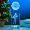 Glow-in-the-Dark Kobe Bryant NBA Figurine: Crystal Basketball Gift for Birthday