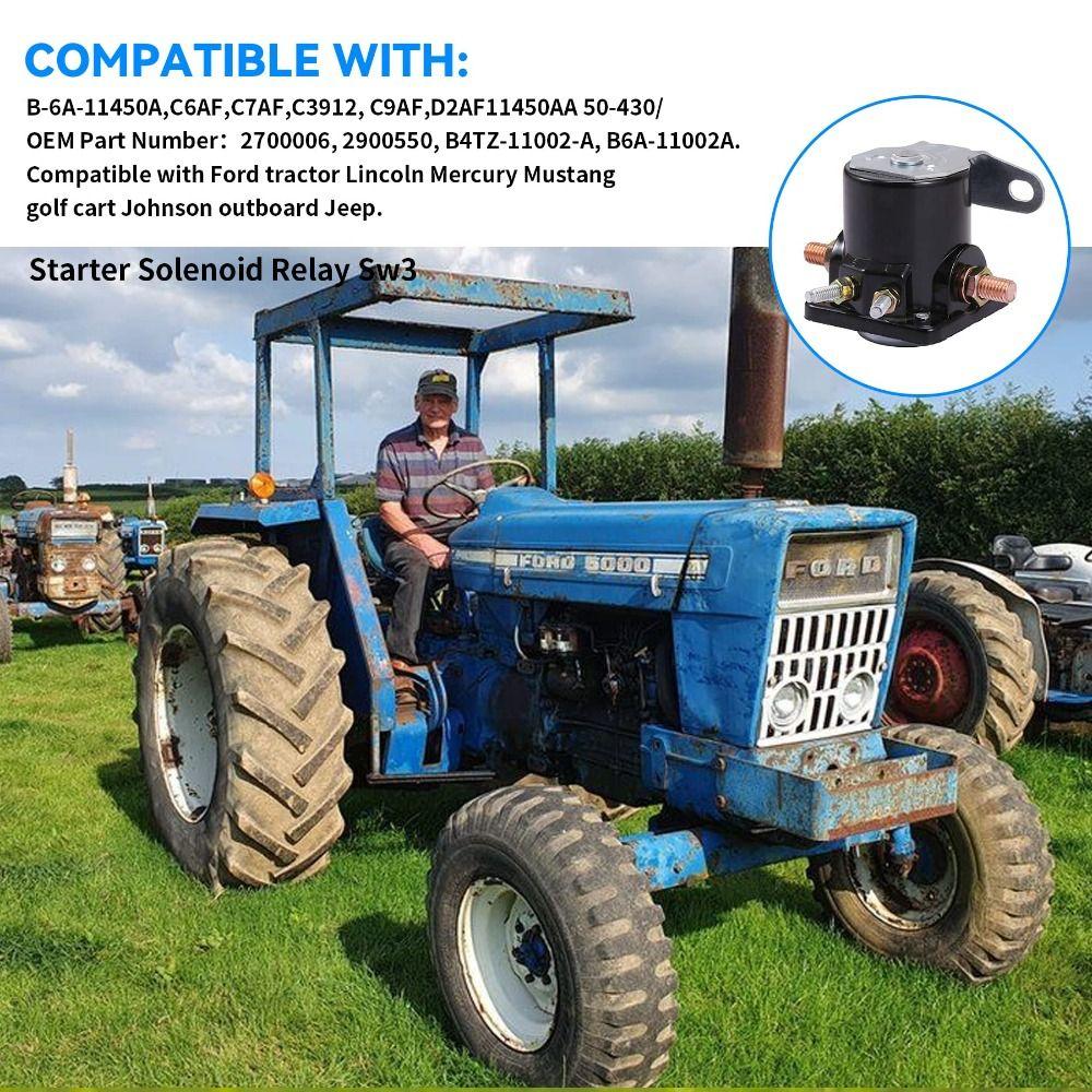 1pcs Metal Heavy Duty 12V Starter Solenoid Relay  Fit for Lincoln