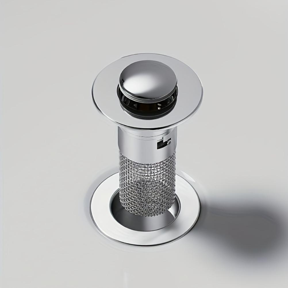 Expandable Sink Drain Plug 304 Stainless Steel Mesh 1.34-1.57 Inch Drainage Outlet Sink Filter Screen Bathroom Accessories