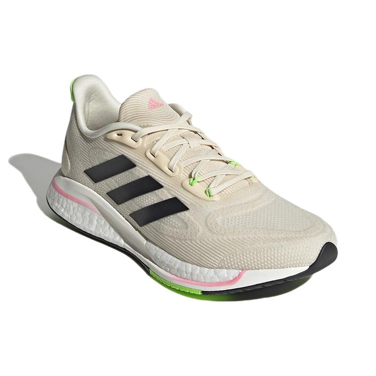 Adidas Supernova Durable Breathable Low-Top Running Shoes Women Sneakers Beige Black GY8313
