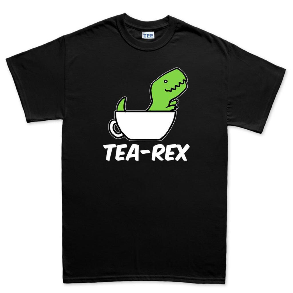 Mens Tea Rex T-Rex Funny Dinosaur Parody T-Shirt Tee Top T-Shirt