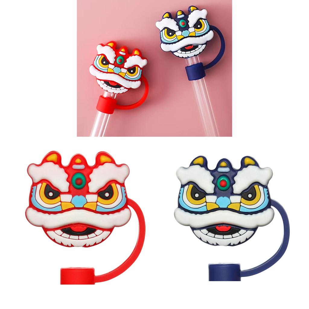 Inovativní zátky na brčka, krytky na brčka, ozdoby na brčka, kryty na brčka, silikonové zátky na brčka na lahve na vodu