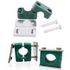 1pcs 6.4-44.5mm Diameter Pipe Bolted Plastic Clip Single Hole Standard Hydraulic Pipe Clamp Tube Fastener Assortment Kit Durable