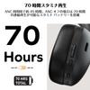 Creative Zen Hybrid Hybrid Design 40mm to 70 Hours of Playtime (Gen2) ANC/Custom Drivers/Up (HS-ZNHBSE-BK)