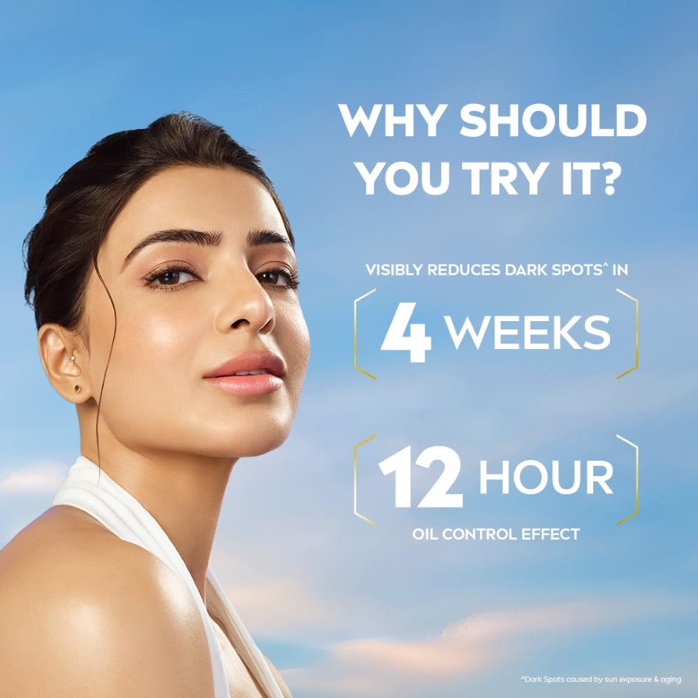 Nivea Luminous Even Glow SPF 50 Day Cream For Face With UV Protection, Oil Control, Dark Spot Reduction, Moisturizer 40ml