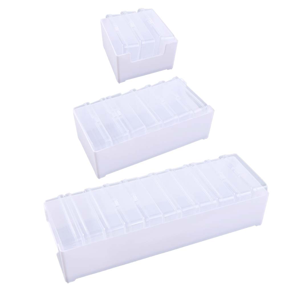 Clear Data Cable Storage Box Durable Desktop Cable Organizer Cable Organizer Box  Home Use