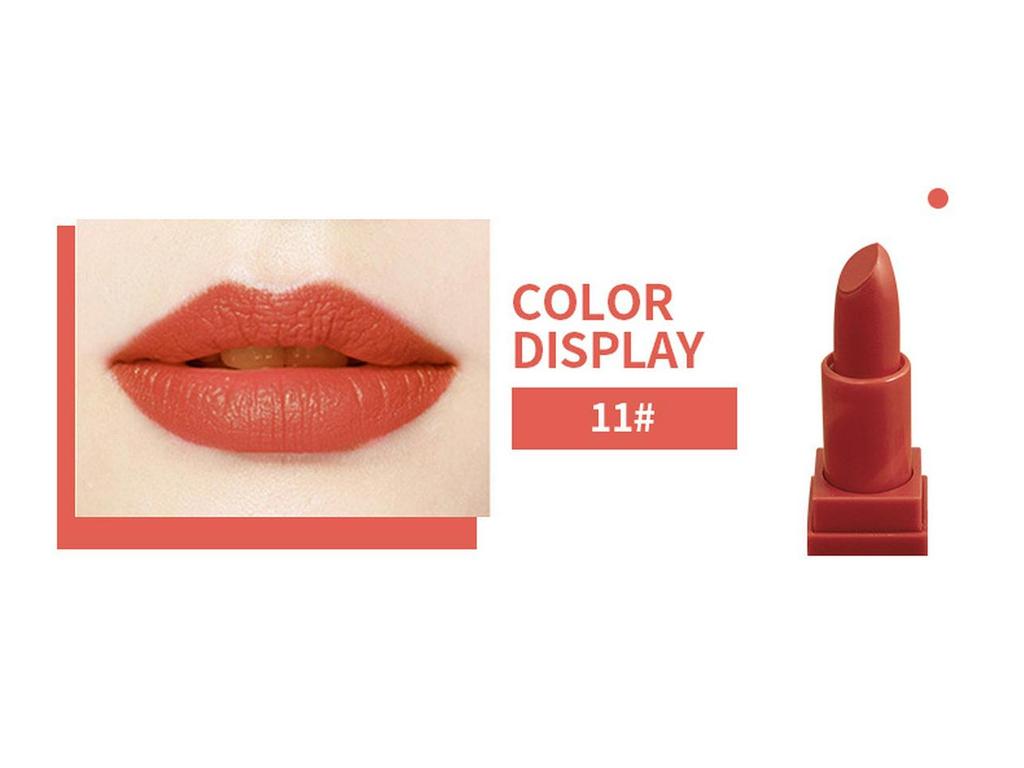 Exclusive Cross-Border Matte Lipstick - Non-Stick, Moisturizing, Full Size