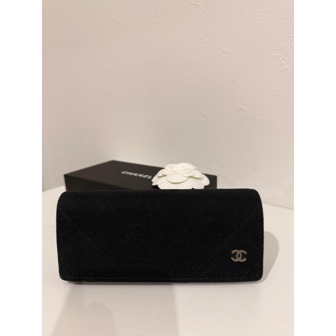 Used CHANEL glasses case sunglasses case black case only