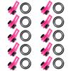 10pcs Lure Fishing Hook Keeper Holders With Rubber Bands Portable Lightweight Fishing Rod Tool Accessories