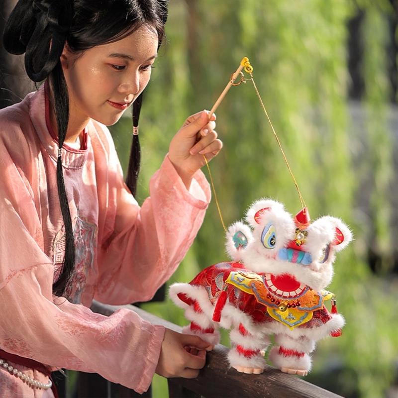 Chinese New Year Craft Kits Lions Dance Themed Lanterns Easy Assembly Holiday Classroom Activity Supplies