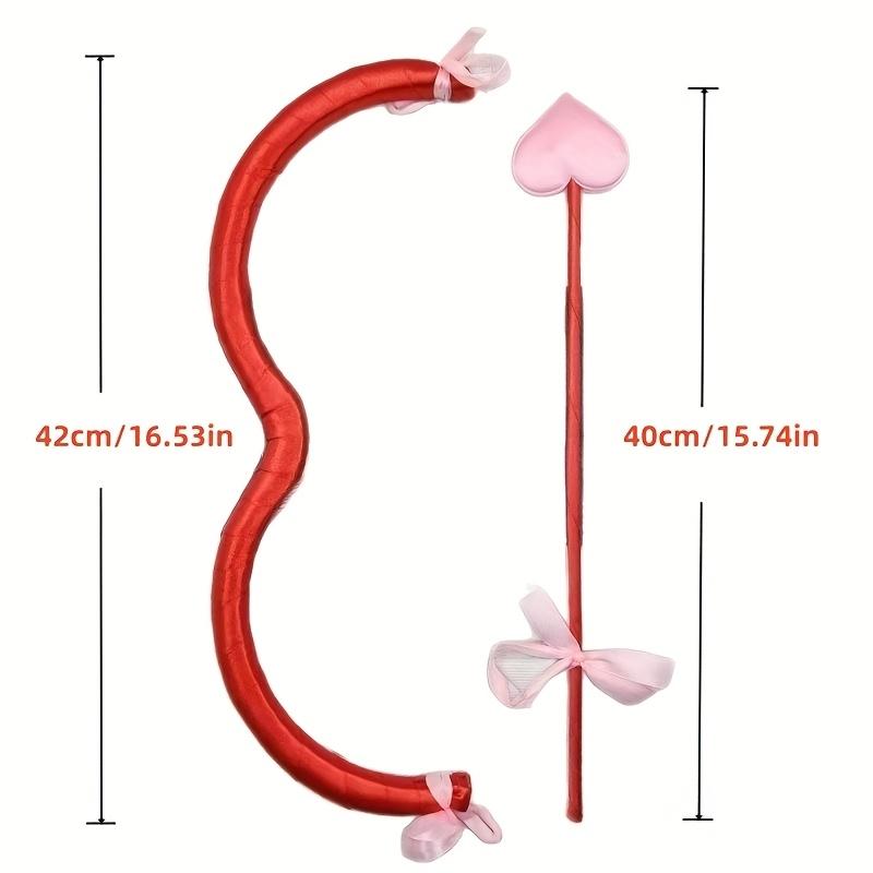 1/2pc Valentine's Day Cupid Bow Arrow Photo Prop Stage Performance Costume Accessory Cosplay Party Decor Supplies Photo Props