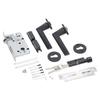 Home Bedroom Lock Handle Professional Aluminum Alloy Bathroom Interior Door Lever Handle with Keys