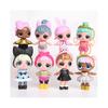 8Pcs Surprise Ball Pets Toys Girls Set Action Figures