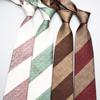 8Cm Coarse Striped Tie, Men'S And Women'S Retro Shirt, Suit, Uniform Tie