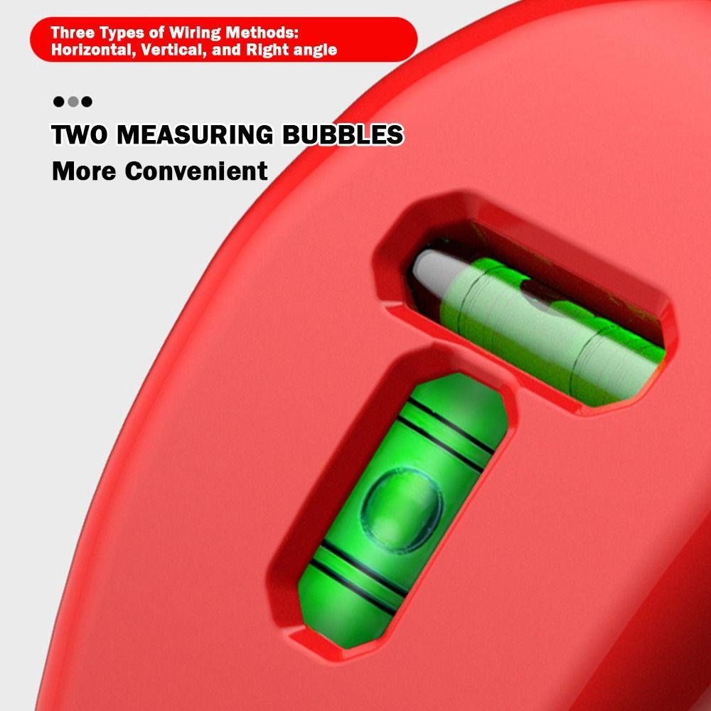 20M 90° Laser Level High Precision LD Light Leveling Right Angle Tool Professional Long Distance Right Angle Bubble Level