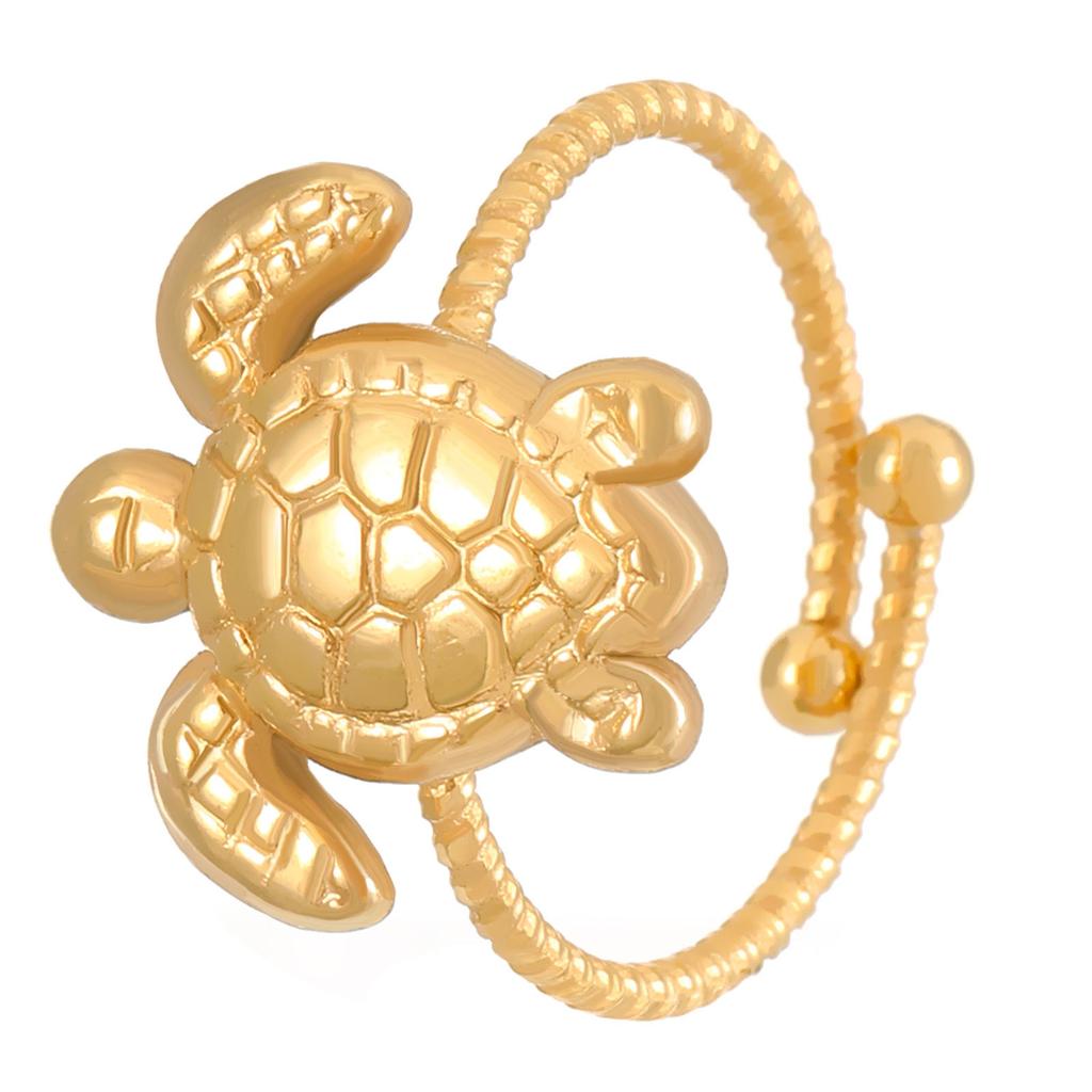 Dating Rings Animal Rings Adjustable Finger Rings Sea Series Open Rings Finger Jewelry Suitable for Party Daily Wear