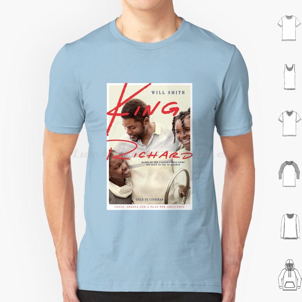Vintage Retro For Mens Womens King Richard Movie 1 Gift For Fan T Shirt Big Size 100 Cotton Vintage Retro For Mens Womens King