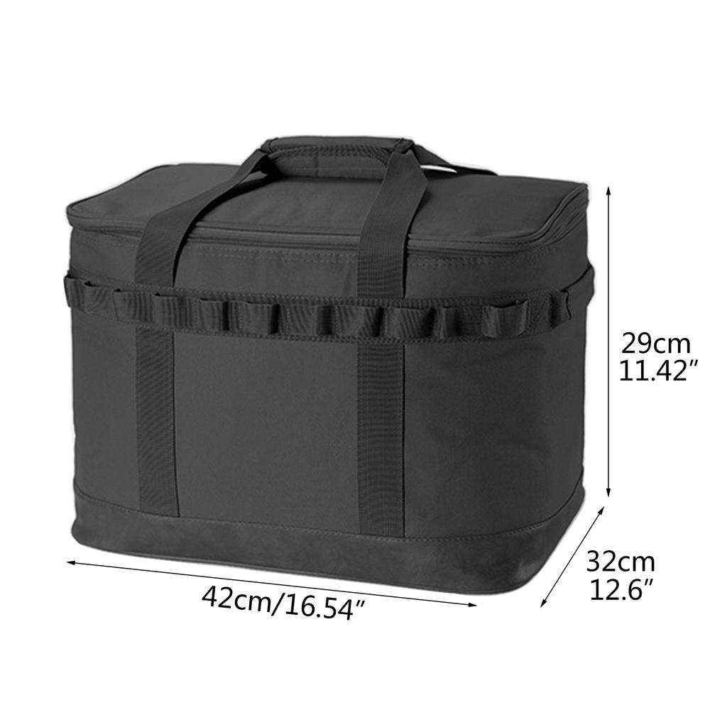 Outdoor Camping Cookware Storage Bag Camping Kitchen Barbecue Tableware Tools Bag Picnics Oven Bag Luggages Storage Bag