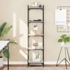 VidaXL 5-Tier Bookcase Sonoma Grey 40x30x154 Cm 837640