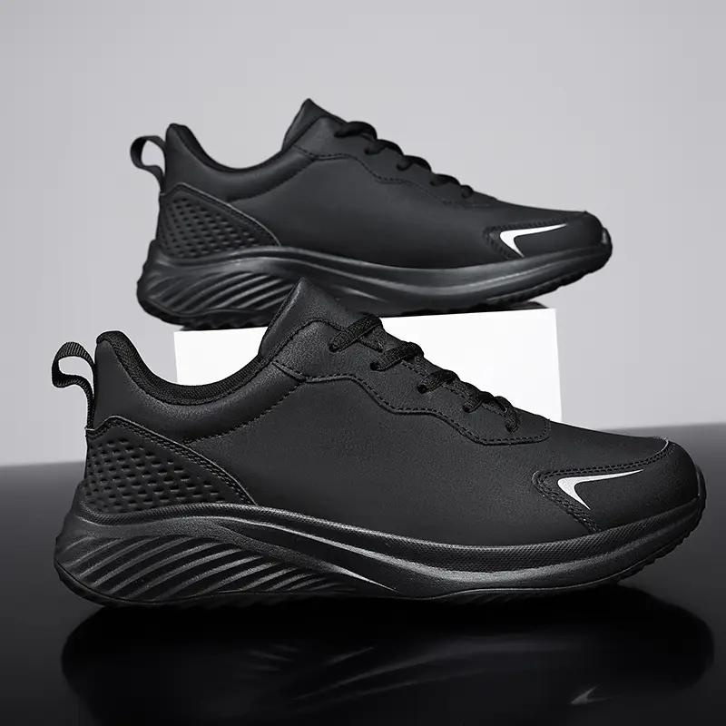 New Men Running Shoes Male Sneakers Anti Slip Breathable Mens Walking Shoes Lace Up Soft Casual Shoes Lightweight