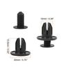 uxcell Push Rivet Retainer Fasteners, Plastic, Total Length: 0.6 inches (16.8 mm), Pack of 20